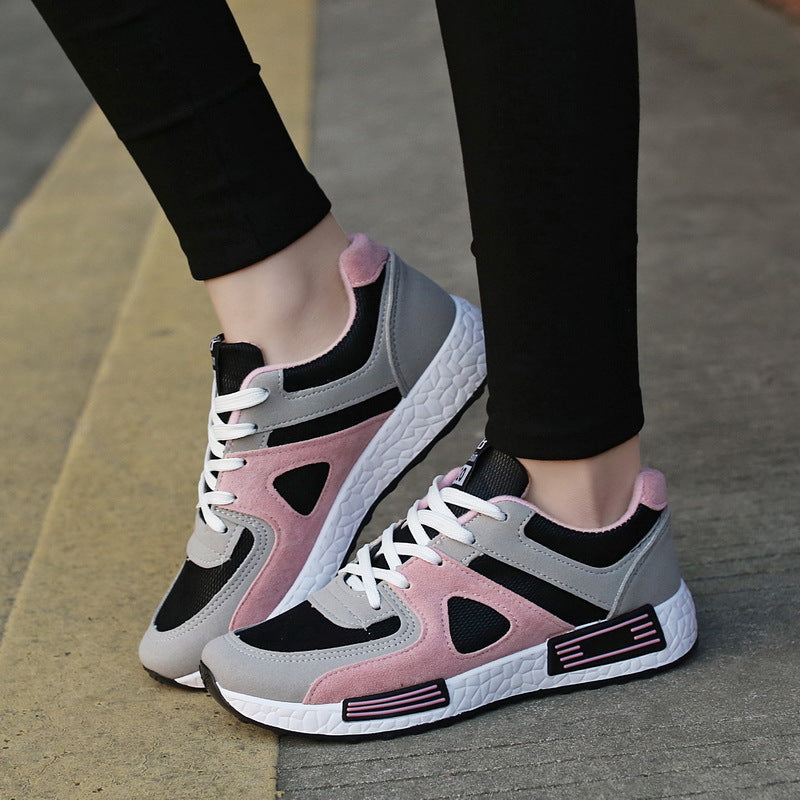 Sports Shoes Women Casual Shoes Forrest Shoes Students Breathable Board Shoes Thick Soles Running Shoes – image 2