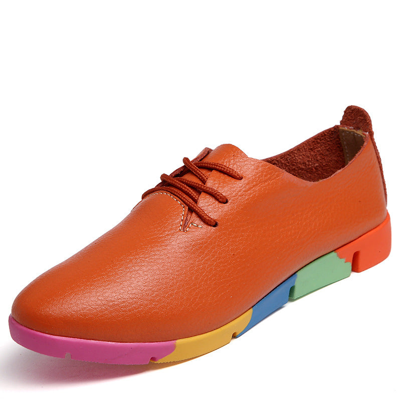 Pointed Shoes Women Leather White Shoes Women Nurse Shoes Casual Shoes Wholesale Specials – image 5