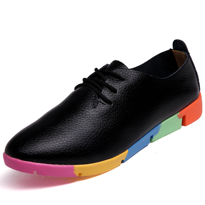 Pointed Shoes Women Leather White Shoes Women Nurse Shoes Casual Shoes Wholesale Specials – image 4