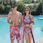 Men And Women Couple Swimsuit Sports Suit – image 3