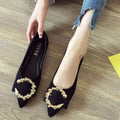 Shallow Mouth Tip Flats For Women Soft Lazy A Pedal Shoes Flat Shoes Women Shoes Woman – image 4