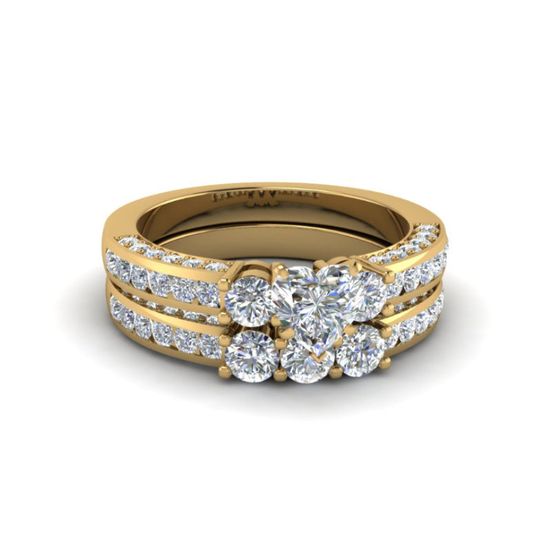 Zircon Gold Dragon Ring Ring For Couples – image 4