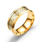 Zircon Gold Dragon Ring Ring For Couples – image 5