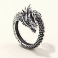 Personalized Retro Domineering Dragon Ring Ring – image 7