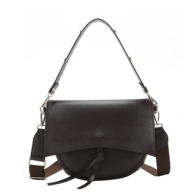 Picture In Cheek Retro Broadband One-shoulder Messenger Bag – image 6