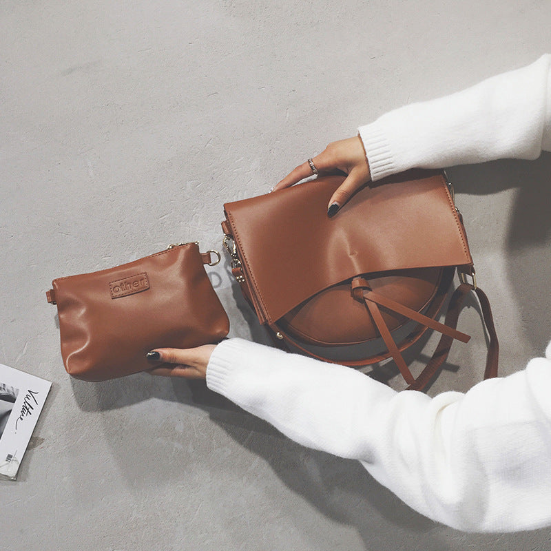 Picture In Cheek Retro Broadband One-shoulder Messenger Bag – image 8