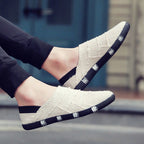 Spring And Summer Linen Canvas Shoes Men Korean Trend Casual Shoes Men – image 3