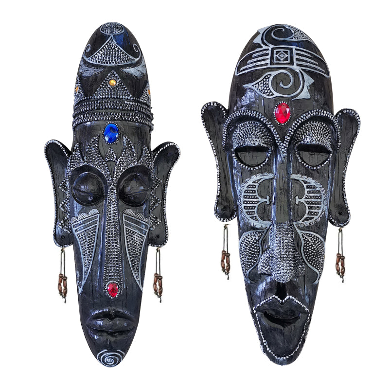 Resin Tribal Mask Home Decor – image 3