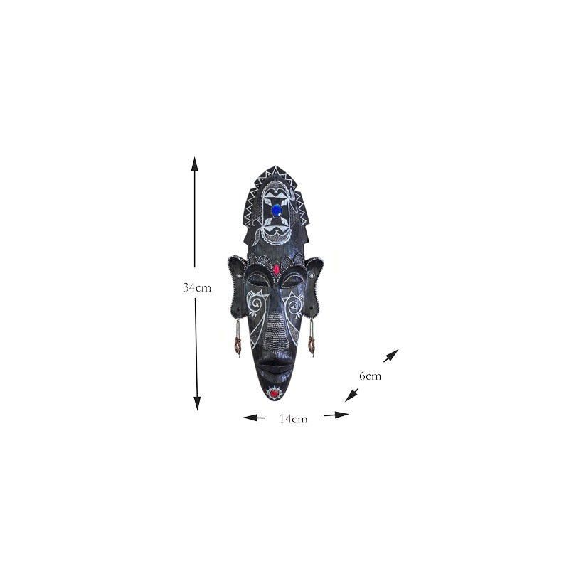 Resin Tribal Mask Home Decor – image 5