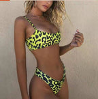 Ladies leopard print bikini swimsuit – image 10