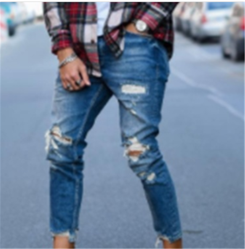 Hole men''s jeans – image 4