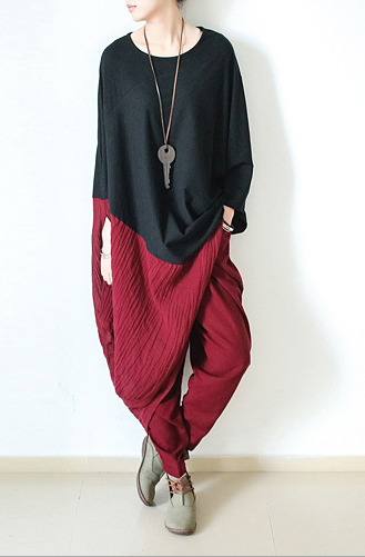 Linen Pants, Women Harem Pants – image 5