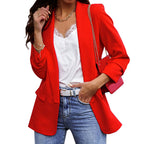 Elegant Blazer For Women Loose Blazer Jackets – image 7