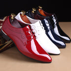 Men Leather Shoes Men Business Casual Dress Shoes Business Casual Leather Shoes Slip-on Black Driving Shoe For Men – image 7