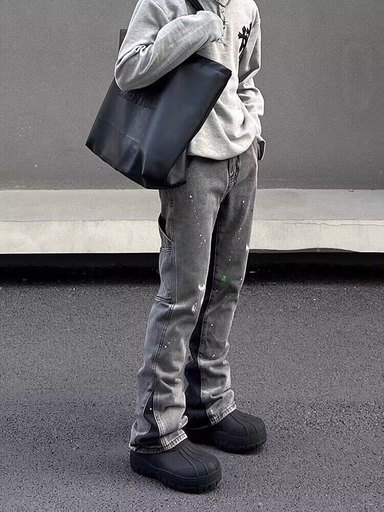 Fashion Horn Denim Pants Men – image 9