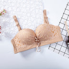 Drawstrings Push Up Sexy Lace Bra – image 2