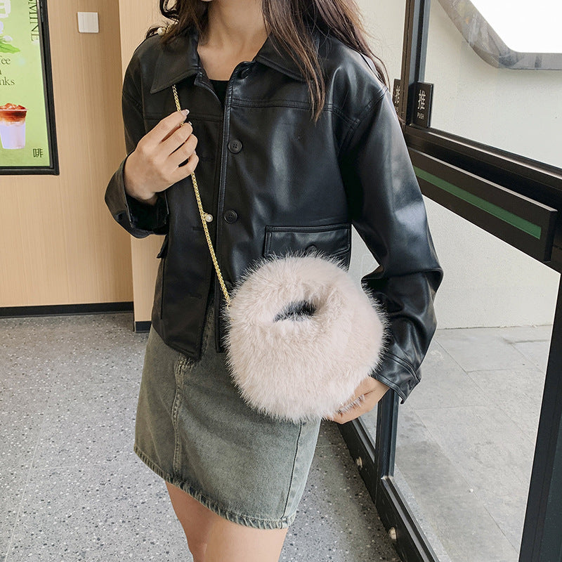 Fashion Plush Hand-carrying Bag Women – image 9
