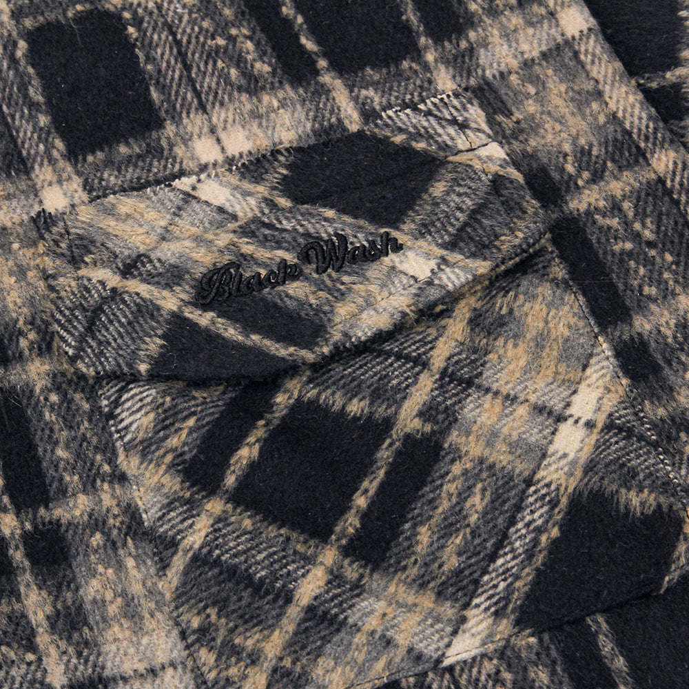 Fashion Retro Plaid Shirt Men – image 11