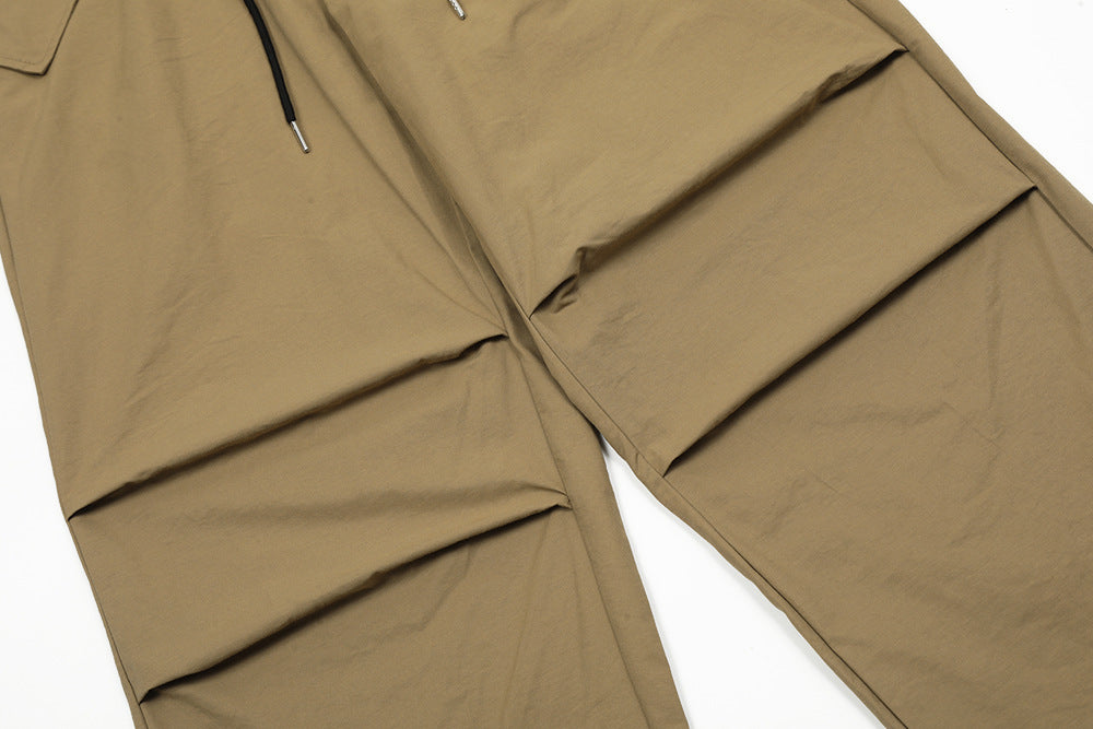 Fashion Pleated Paratrooper Overalls Men – image 14