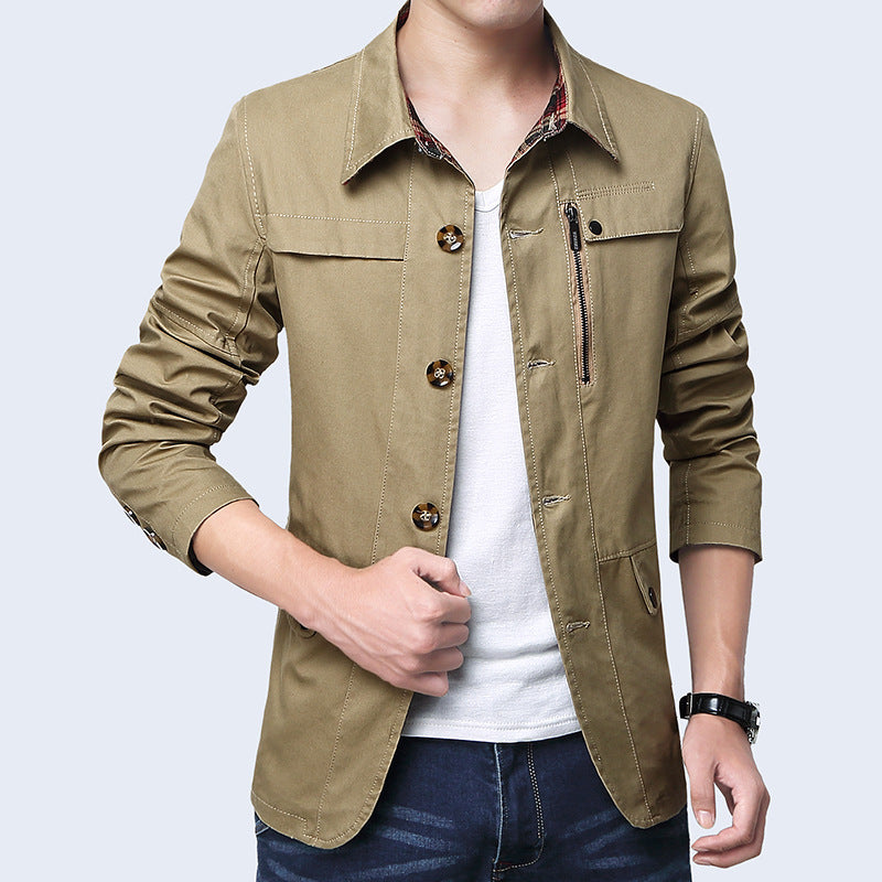 Slim thin jacket jacket men – image 4