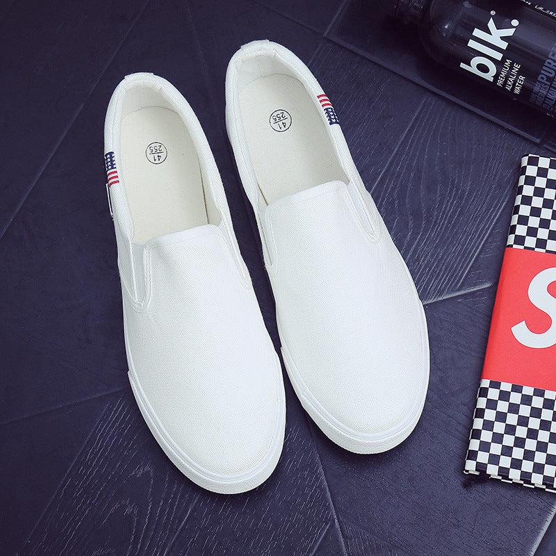 All-match white shoes men canvas shoes – image 2