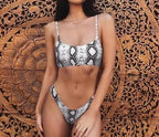 Ladies leopard print bikini swimsuit – image 2