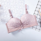 Drawstrings Push Up Sexy Lace Bra – image 6