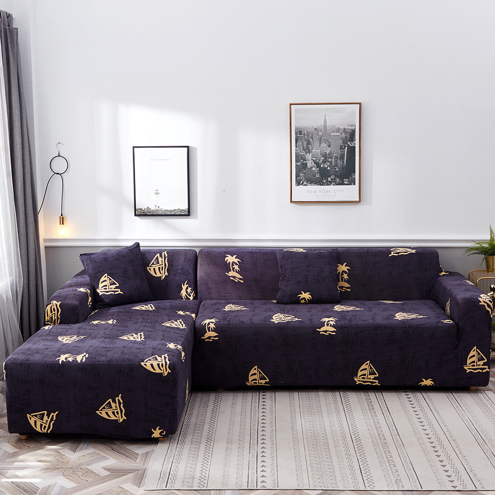 Printed sofa cushion sofa cover sofa cover – image 15