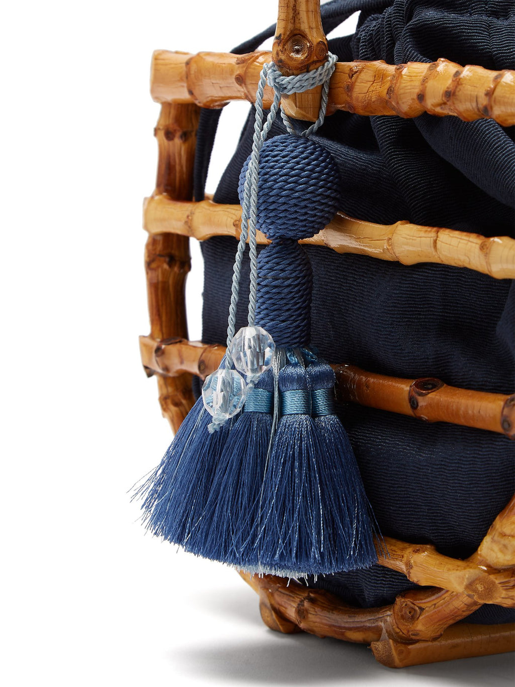 Tassel women bag bamboo bag – image 4