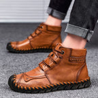 Leather shoes leather men casual shoes – image 6
