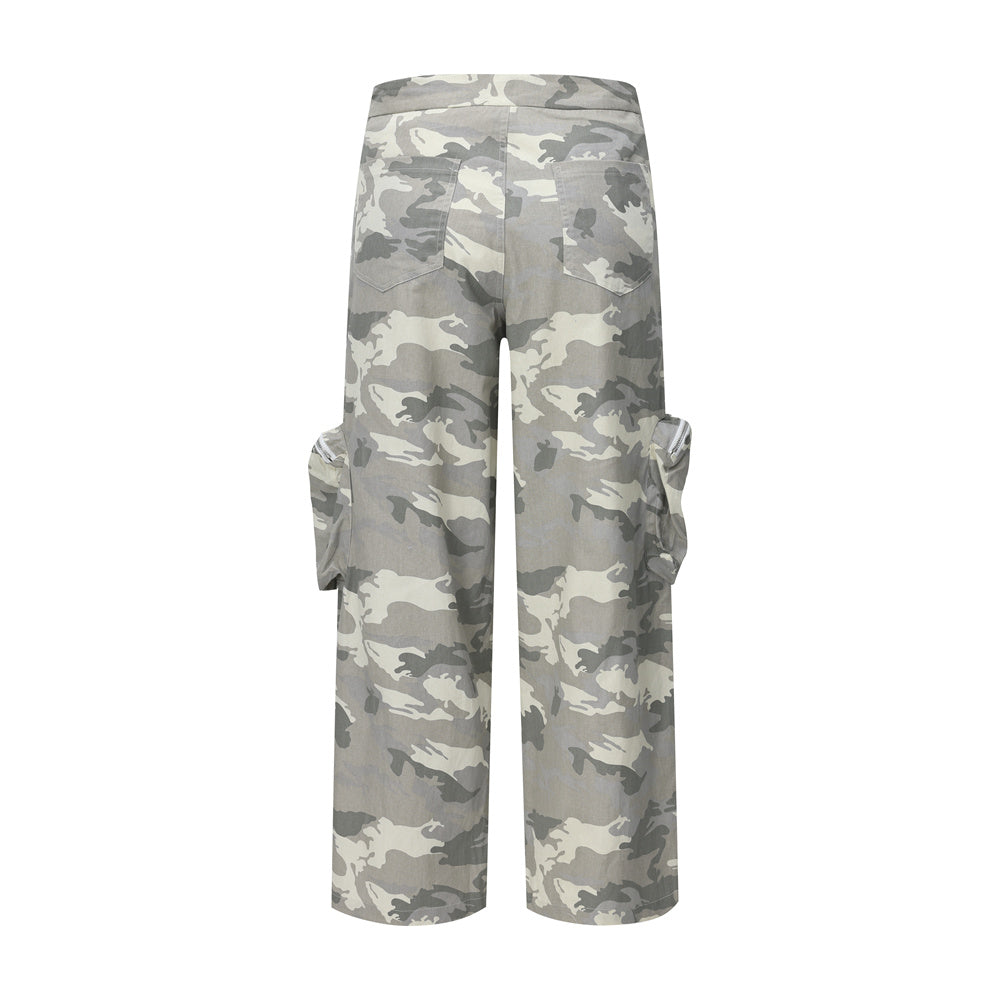 Fashion Camouflage Zipper Overalls Men – image 11