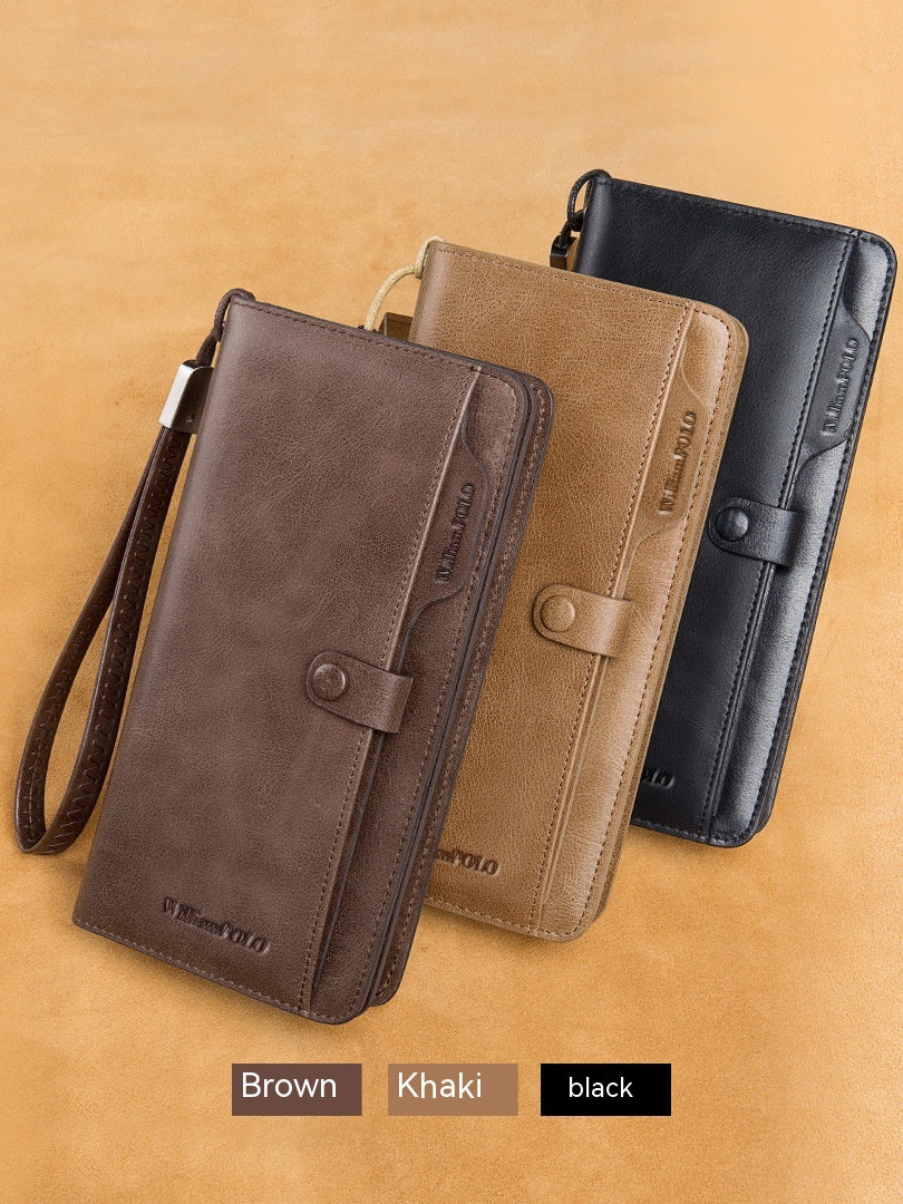 Men's Long Wallet Genuine Leather Wallet – image 6