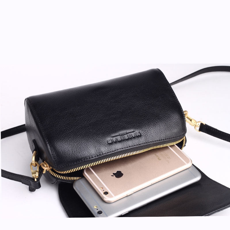 Cowhide Bag Women New Messenger Bag – image 3