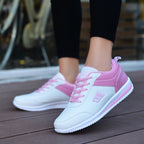Leather student sneakers women – image 3