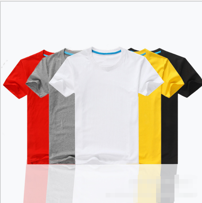Direct selling CVC T-shirt, pure cotton T-shirt, men''s T-shirt, men''s suit, short sleeves, big size T-shirt, men''s T- – image 3