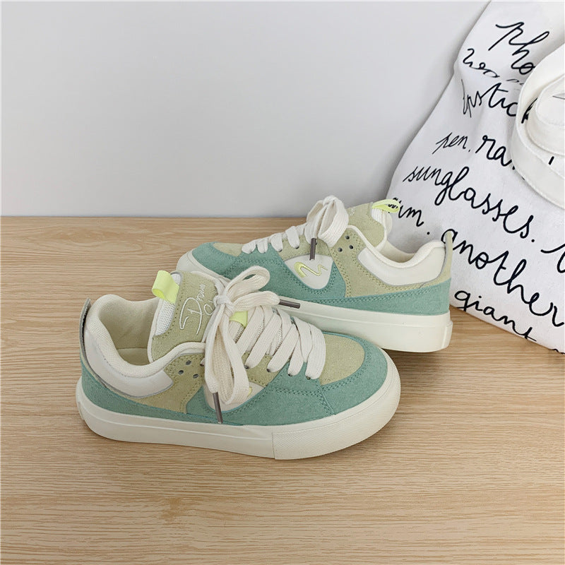 Versatile Thick Shoes Tongue Canvas Shoes For Women – image 4