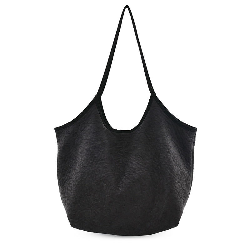 Suede cloth bag shoulder bag women bag – image 3