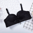 Drawstrings Push Up Sexy Lace Bra – image 4