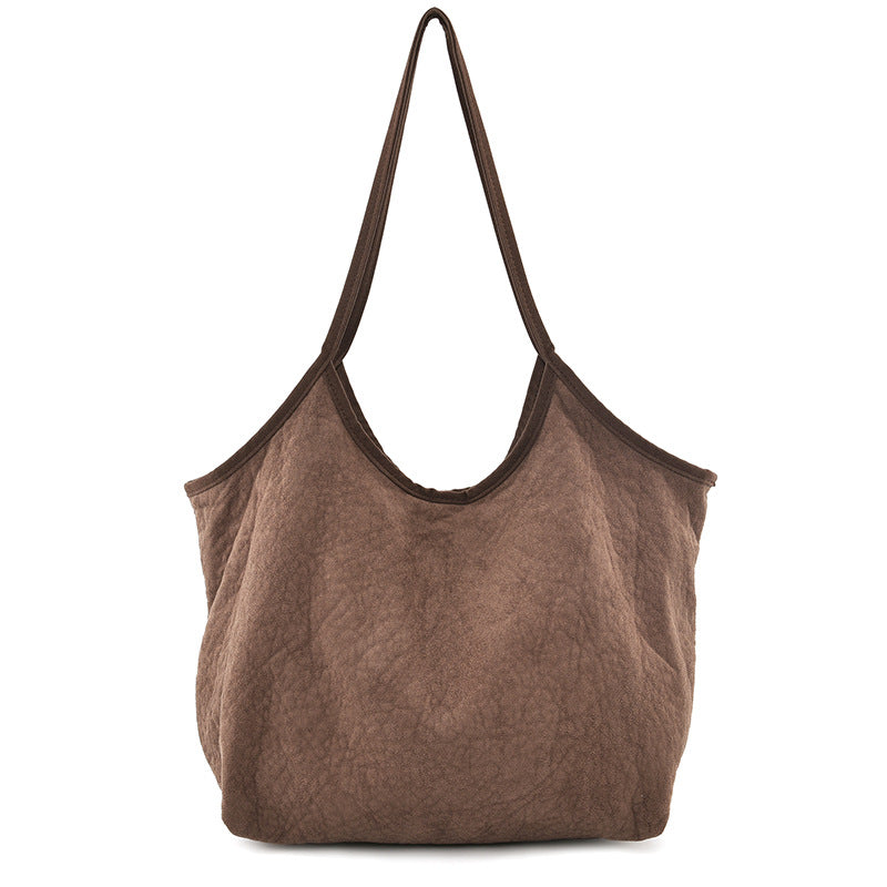 Suede cloth bag shoulder bag women bag – image 7