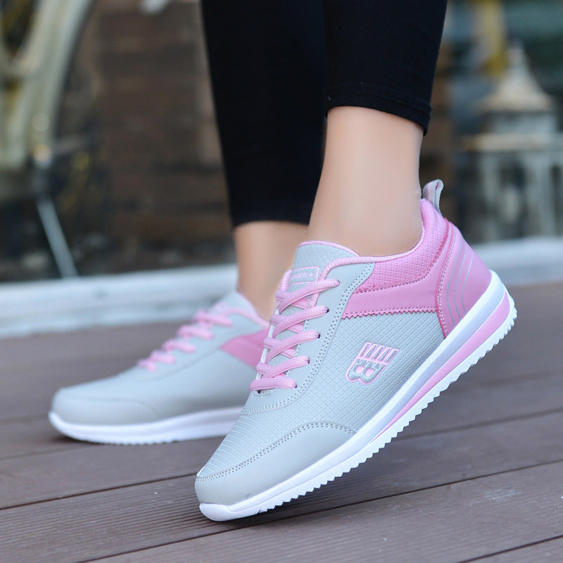 Leather student sneakers women – image 9