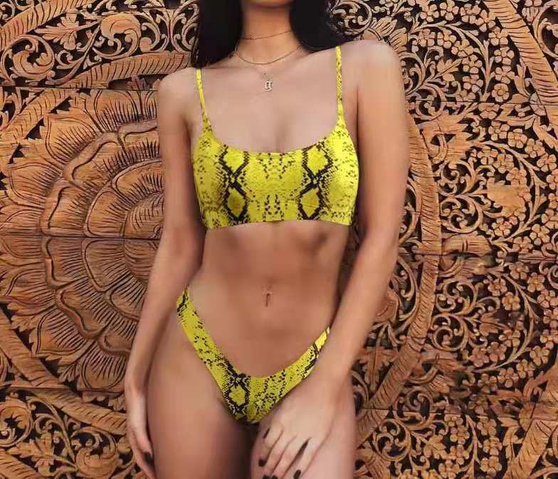 Ladies leopard print bikini swimsuit – image 3