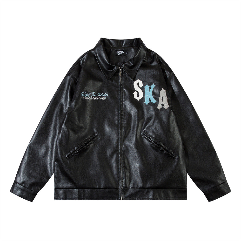 Fashion Embroidery Baggy Coat Men – image 18