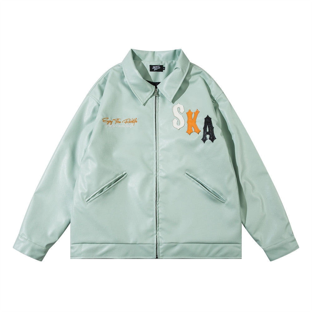 Fashion Embroidery Baggy Coat Men – image 6