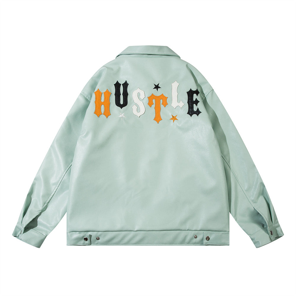 Fashion Embroidery Baggy Coat Men – image 5