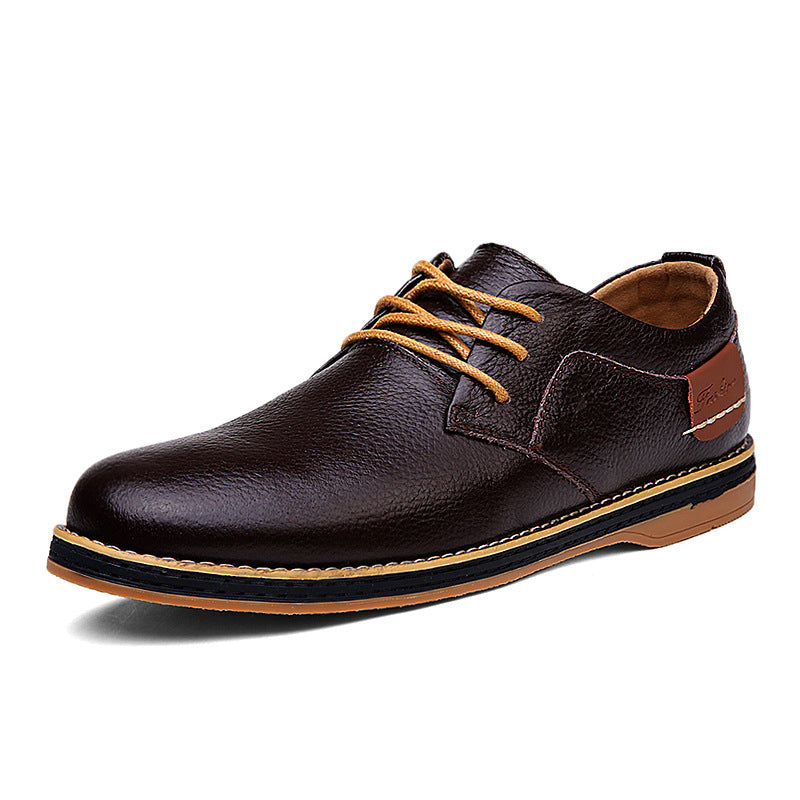 Large Size Leather Shoes Men 48 Leather British Shoes Men – image 6