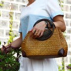 Straw bag women handbag hand bag – image 2