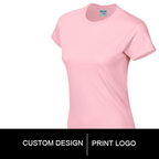 Pure Color Women T-shirt, Custom, Cotton T-shirt – image 5