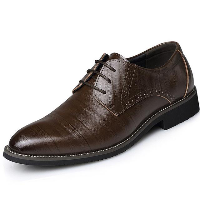 Men Leather Dress Shoes – image 2