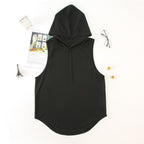 Fashion Hooded Fitness Vest Men – image 10
