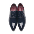 Men Leather Shoes Men Business Casual Dress Shoes Business Casual Leather Shoes Slip-on Black Driving Shoe For Men – image 2